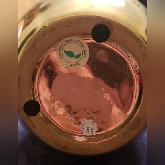 GOLD GLASS VASE - Picture 5 of 8